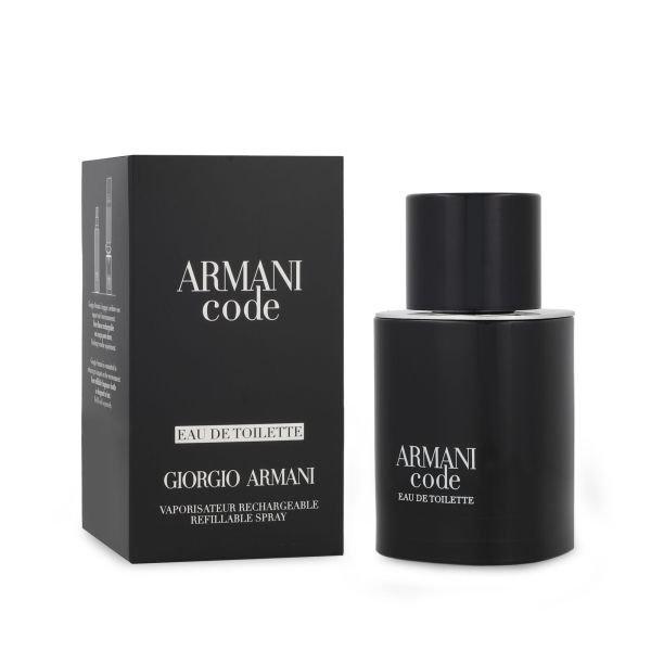 Armani code refillable 50ml edt spray