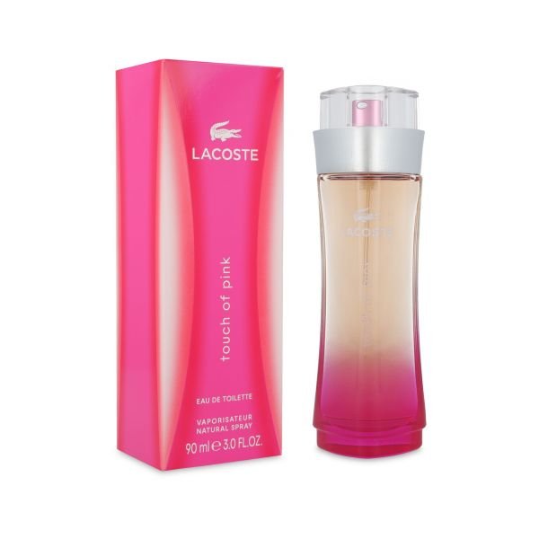 Lacoste touch of pink 90ml edt spray - Imagen 2