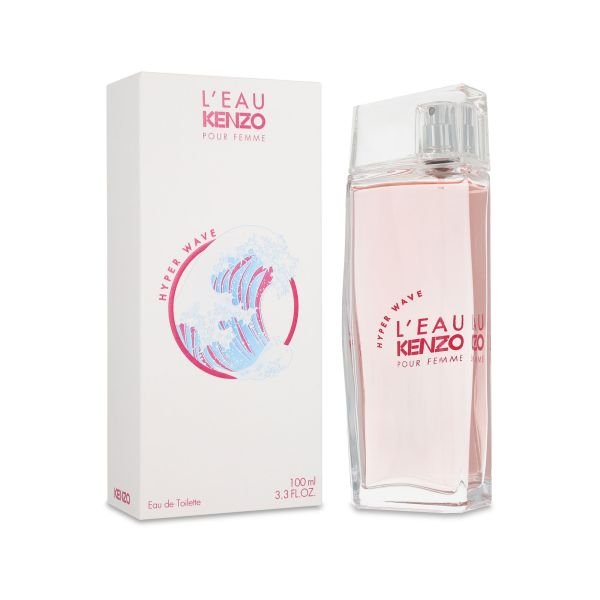 L'eau kenzo hyper wave pour femme 100ml edt spray - Imagen 2