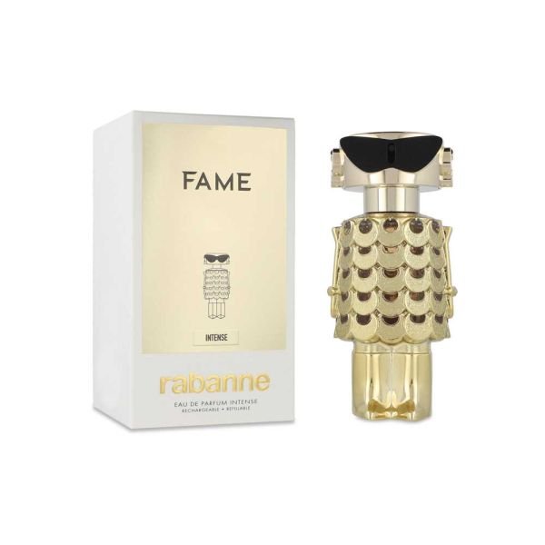 Rabbane fame intense refillable 80ml edp spray - Imagen 2