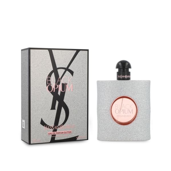 Ysl black opium glitter 90ml edp spray - Imagen 2
